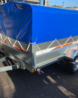 Remolque de caja con lona alta de 500 mm