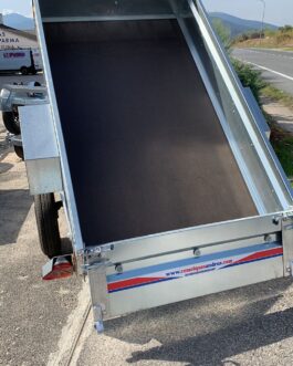 Remolque basculante manual hidráulico