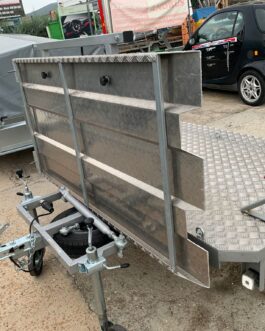 Remolque transversal de moto para autocaravana