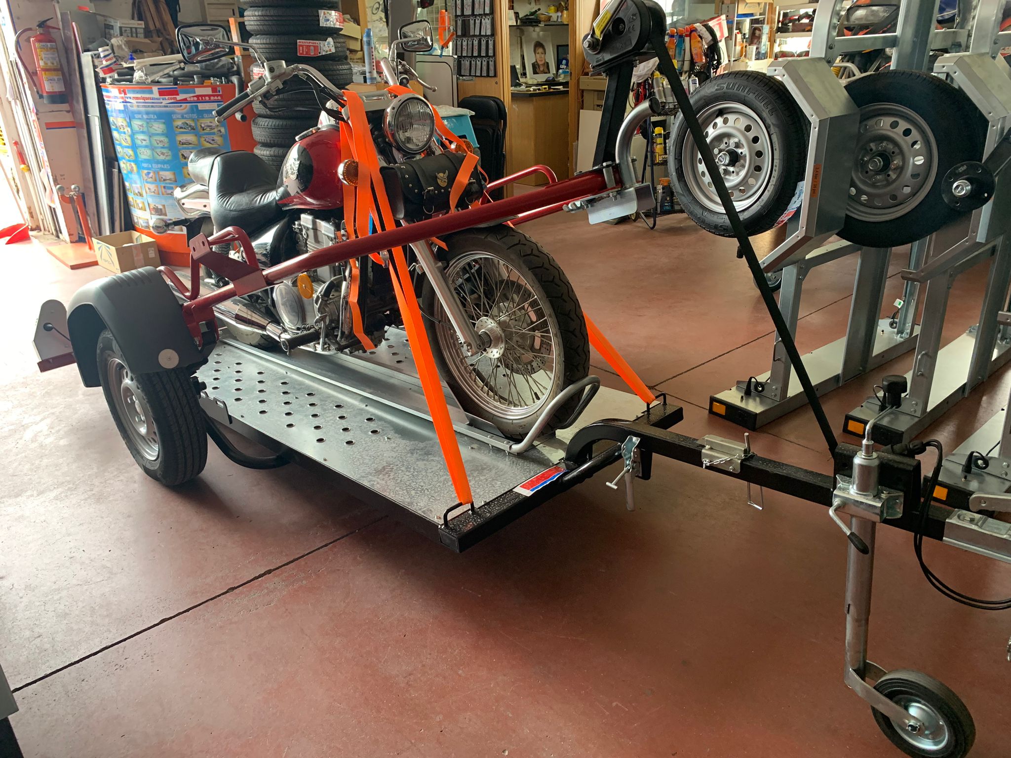 Remolque Para Moto Pesada Remolques Andrus Remolque Para Moto Pesada Remolques Andrus